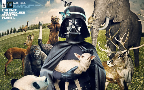 STAR WARS EARTH HOUR WWF CLIMAT EARTH 