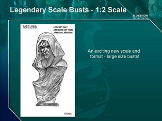 STAR WARS SIDESHOW LEGENDARY SCALE BUSTE