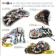 STAR WARS LEGO TOYS R US CATALOGUE 2010