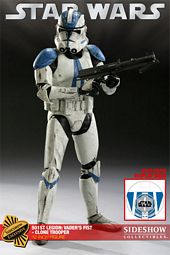 SIDESHOW STAR WARS 12 POUCES CLONE TROOPER 501