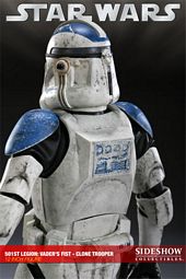 SIDESHOW STAR WARS 12 POUCES CLONE TROOPER 501
