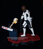 STAR WARS GENTLE GIANT HAN SOLO STORMTROOPER MAQUETTE ANIMATED