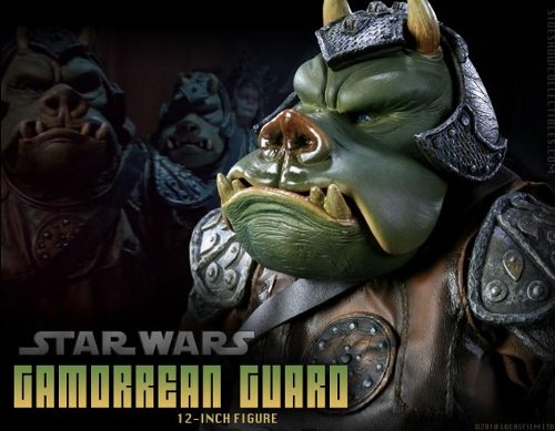 STAR WARS SIDESHOW COLLECTIBLES 12 INCH GAMORREAN CLONE TROOPER