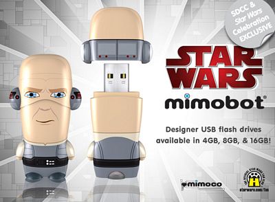 STAR WARS MIMOCO MIMOBOT USB DRIVE LOBOT EXCLU SDCC CELEBRATON V
