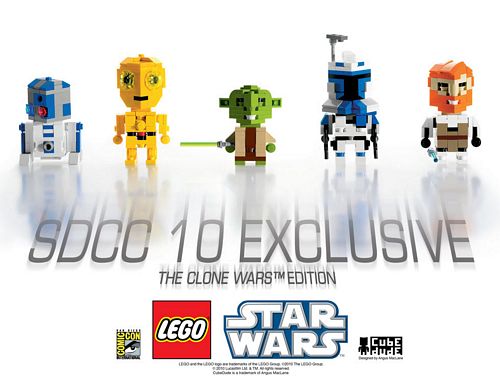 STAR WARS LEGO SAN DIEGO COMIC CON EXCLUSIVE CUBEDUDES