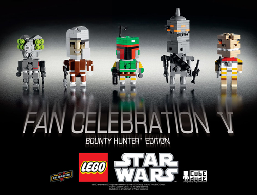 STAR WARS LEGO EXCLU CELEBRATION V BOUNTY HUNTER