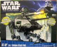 star wars hasbro clone wars vaisseau vehicule at-ap