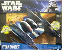 star wars hasbro clone wars vaisseau vehicule hyena bomber