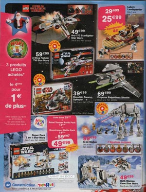 catalogue noel 2010 toy r us star wars