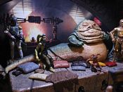 star wars benjamin carre diorama pallais de jabba