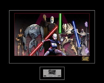 star wars ACME archives the clone wars Sith Jedi artwork