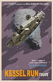 Star Wars artwork travel posters steve thomas