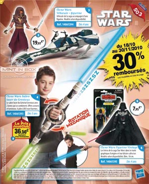 catalogue noel 2010 maxi toys star wars