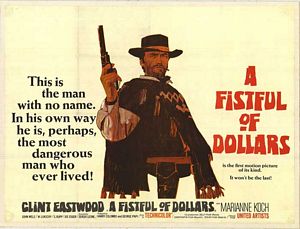 original fistful of dollars poster