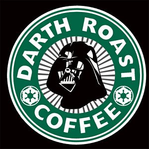 star wars tee shirt riptappareil starbuck coffee Darth Roast Coffee