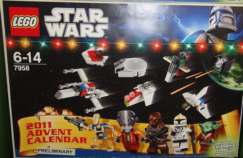 star wars 2011 lego advent calendar