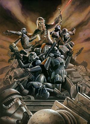 Star Wars Wookiee Rage by Brian Rood