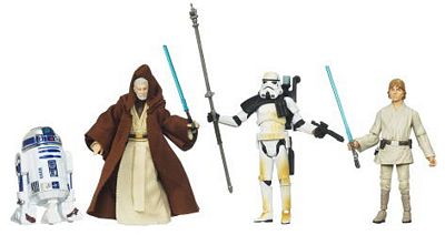 Star Wars Hasbro Blu-Ray Release Commemorative Figure and Mini-Poster Collection