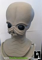 star wars Sideshow figrin dan life size buste making of