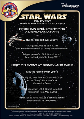 star wars disney pins trading event paris