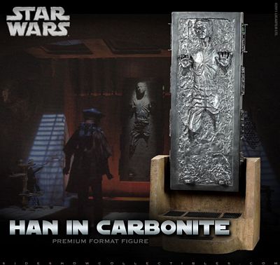 Star Wars Sideshow Han in Carbonite Premium Format Figure