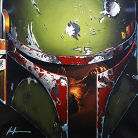 star wars artworks christian wagonner reflection R2-D2