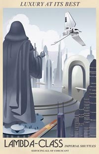 star wars acme archives travel poster