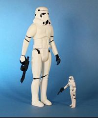 Star Wars Gentle Giant Stormtrooper with Star Wars Backer Card 12" Jumbo Vintage Kenner Figure