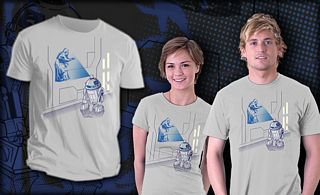 Star Wars TeeFury Tee-Shirt Graff Droid