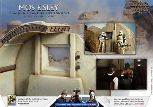 star wars sideshow cantina environment 12 pouces preview