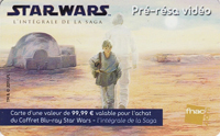 star wars bluray la fnac offre carte promotionnelle