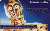 star wars bluray la fnac offre carte promotionnelle