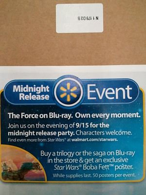 Star Wars Walmart Blu-Ray Midnight Release Event 