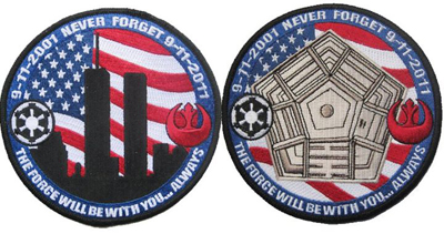 star wars 11 septembre 2001 patch commemoratif 10 ans