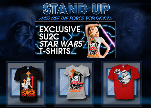 Star Wars Stand Up To Cancer exclusive T-Shirt