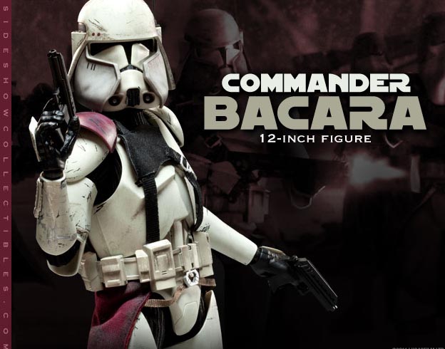 Star Wars Sideshow Commander Bacara 12 inch figure