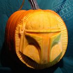 Star Wars Pumpkin by Scott Cummins of PumpkinGutter