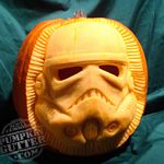 Star Wars Pumpkin by Scott Cummins of PumpkinGutter