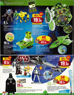 star wars picwic jouet catalogue noel 2011 hasbro lego costume