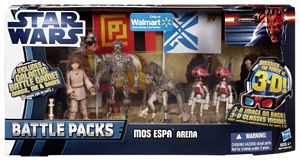 Star Wars Hasbro Discover The Force in 3D Battle Packs