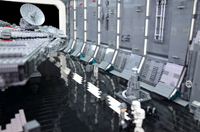 star wars lego diorama millenium falcon UCS docking bay 327