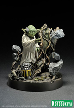 star wars kotobukiya yoda empire strike back diorama use the force