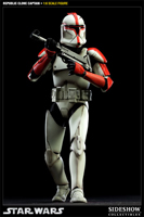 Star Wars Sideshow Collectibles Clone trooper Captain 12 pouces