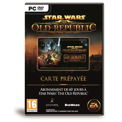 star wars the old republic carte prpaye