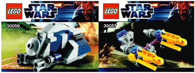 star wars lego mini sets promotionnelles 2012