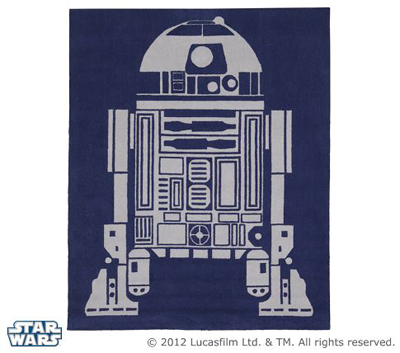 star wars tapis R2-D rug droides