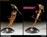 star wars sideshow droid & STAP 12 pouces