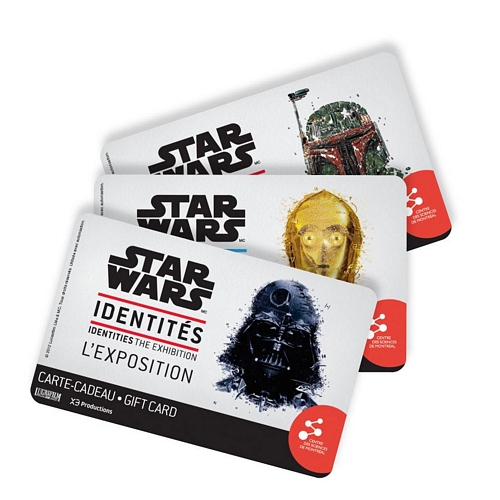 Cartes-cadeau dition spciale Star Wars Identits : L'Exposition
