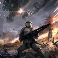 star wars atwork battle Kai Lim Art battle boba fett stormtrooper