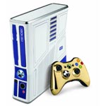 star wars microsoft xbox 360 star wars kinect R2-D2 C-3PO limited edition